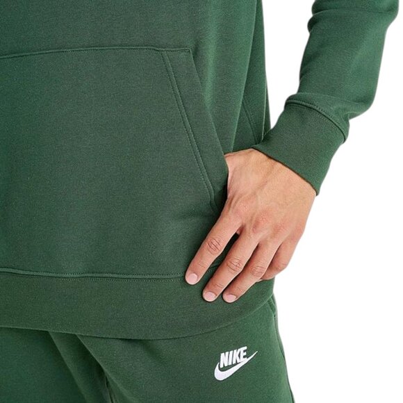 Nike Club Fleece 2 PC Sweatsuit Mens Size M Cargo Tracksuit Dark Green Black NWT - Picture 7 of 12